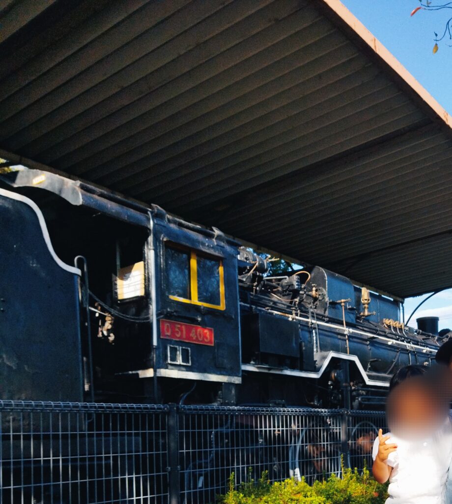 手原SL公園の蒸気機関車