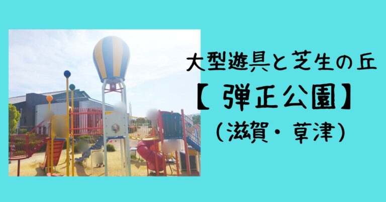 大型遊具と芝生の丘【弾正公園】(滋賀・草津) | 幸せのつくりかた