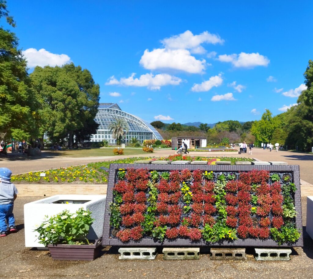 京都府立植物園のエントランス