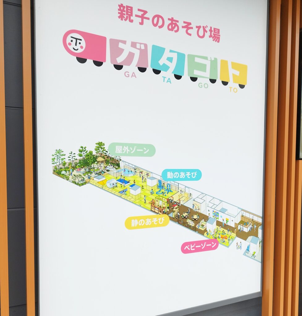 親子のあそび場 ガタゴト(GATAGOTO)のエリア紹介