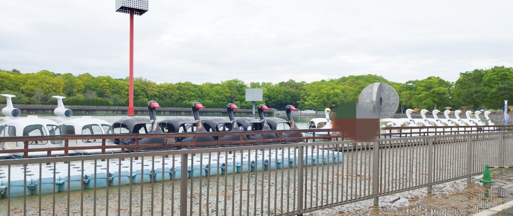 万博記念公園・夢の池 サイクルボート