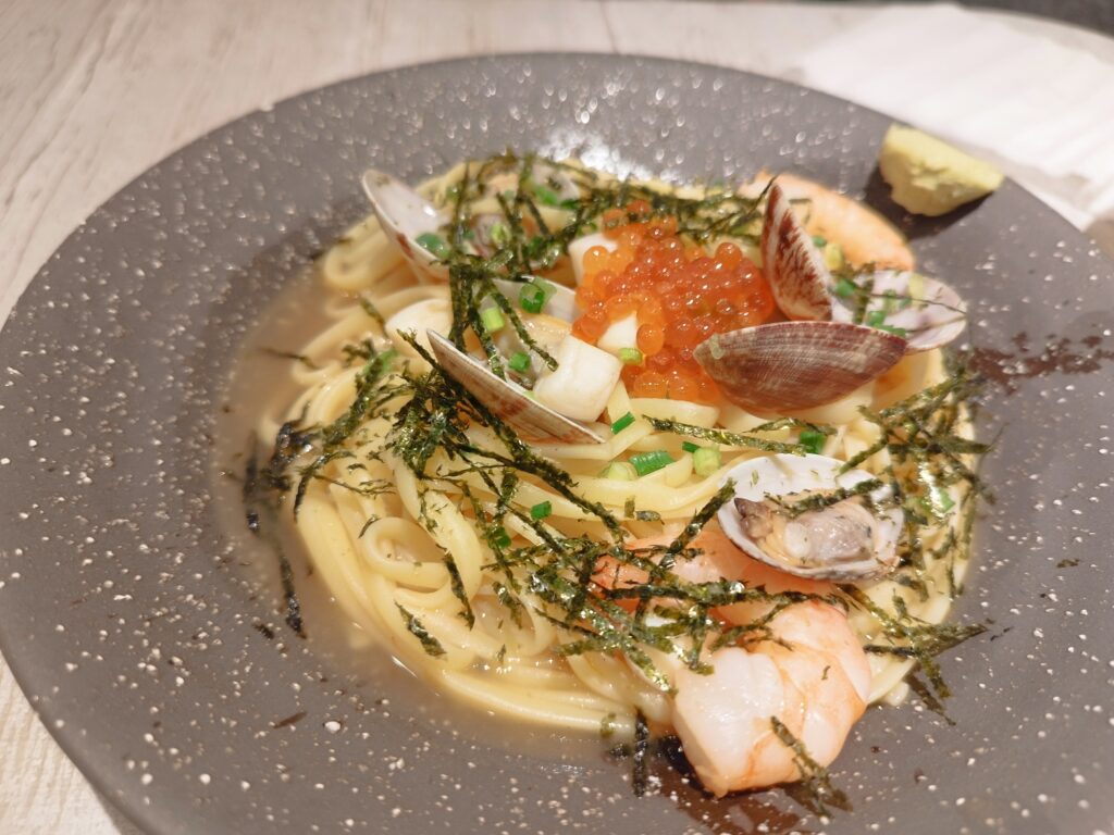 海の幸のおしょうゆ風味