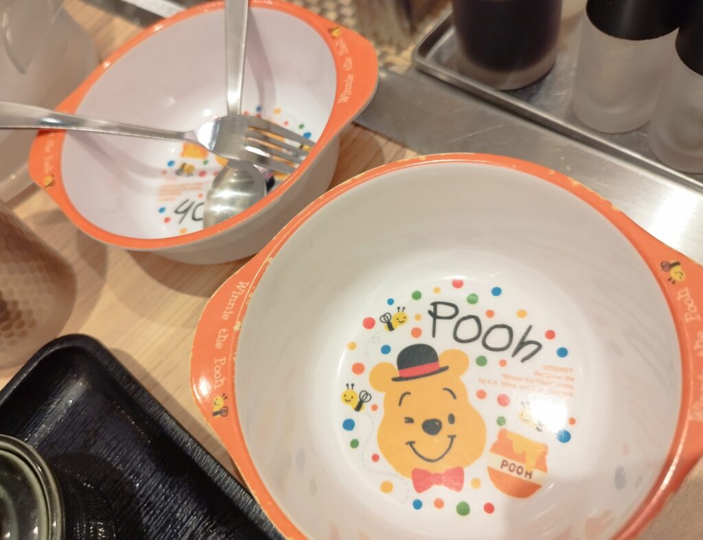 たけ井のプラスチック製子ども用食器